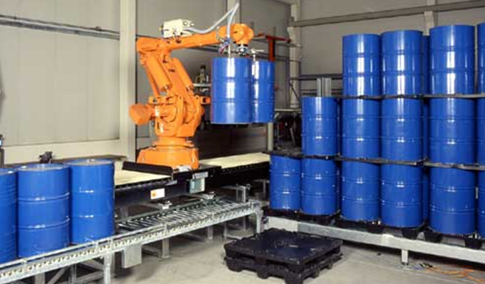 Robotic Case De Palletizer